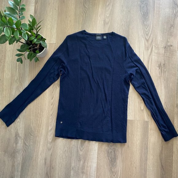 Strellson Navy "Extra Fine Merino" Wool Sweater - Picture 12 of 12